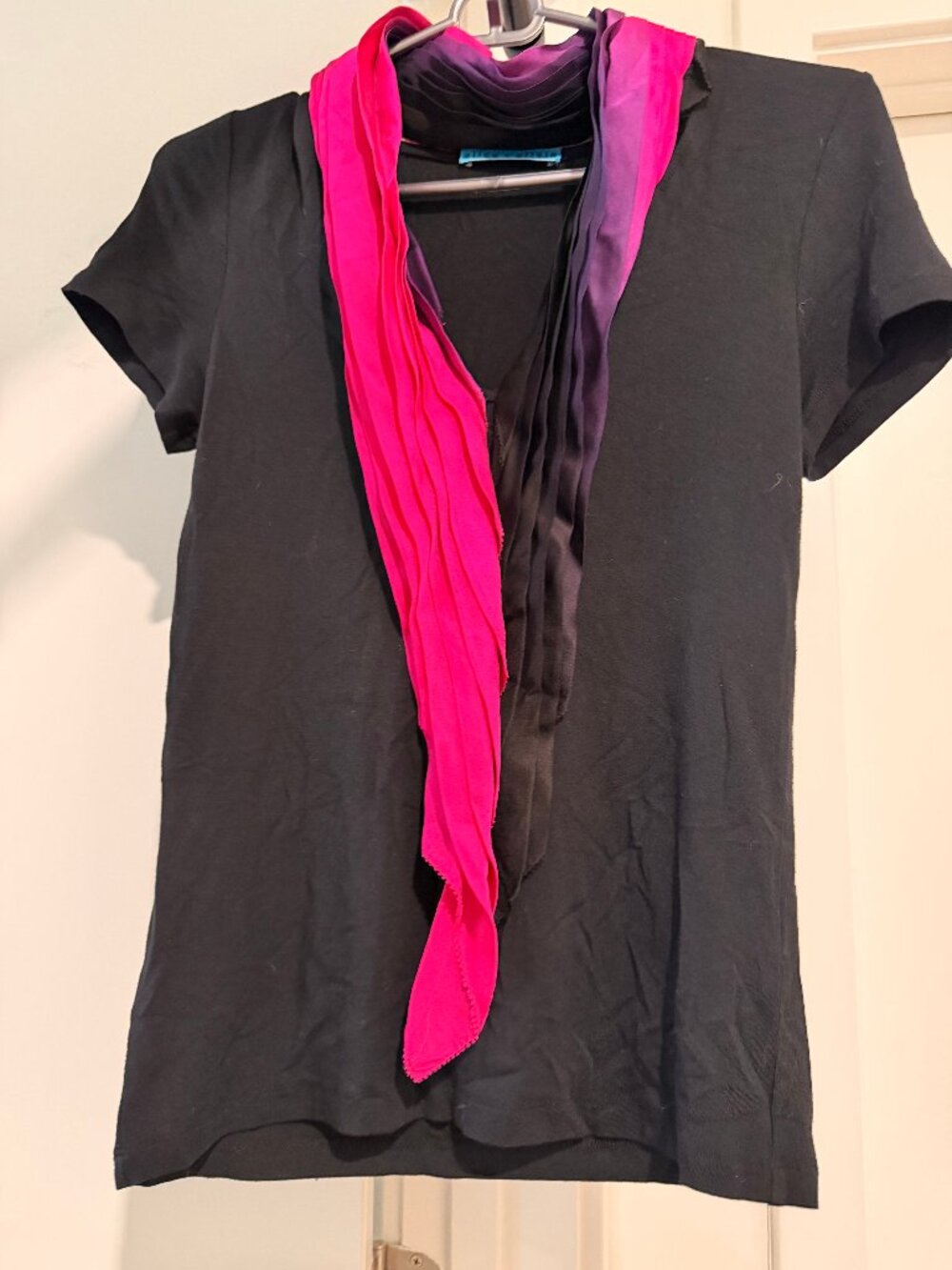 Alice and Olivia Ombre Scarf Top Size XS